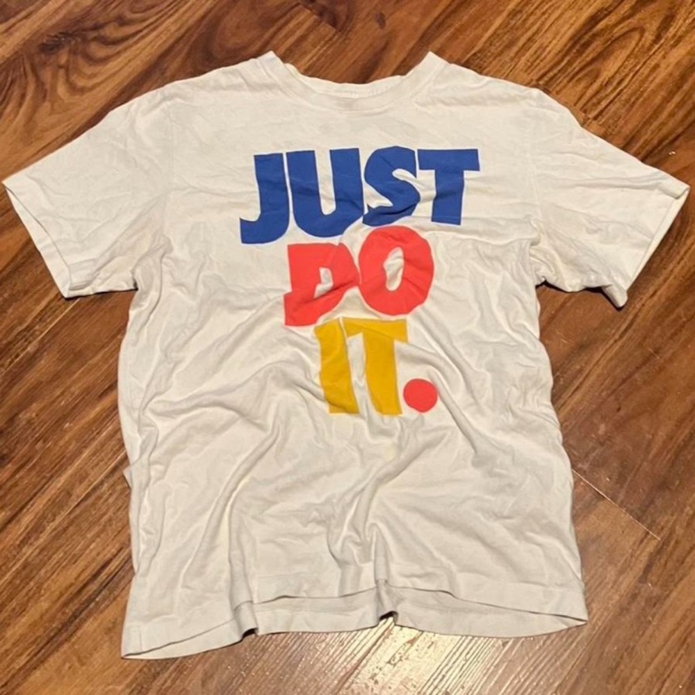 Nike White “JUST DO IT” Tee